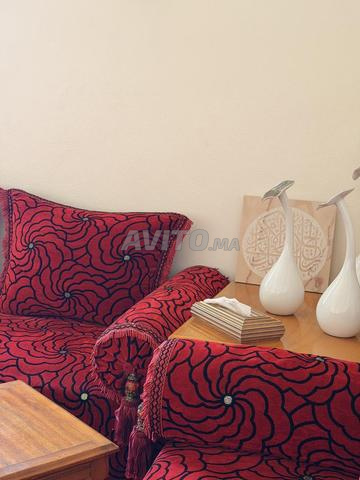 Salon marocain complet en bois صالون مغربي تقليدي