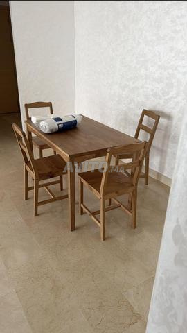 طاولة طعام 4 كراسي IKEA جديدة - 2