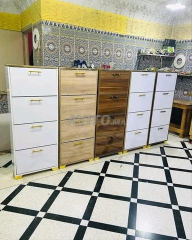 🌻 منظم أحذية 4 طبقات MDF 1م46