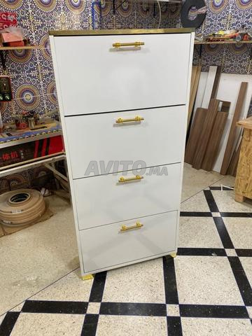 🌻 منظم أحذية 4 طبقات MDF 1م46 - 2