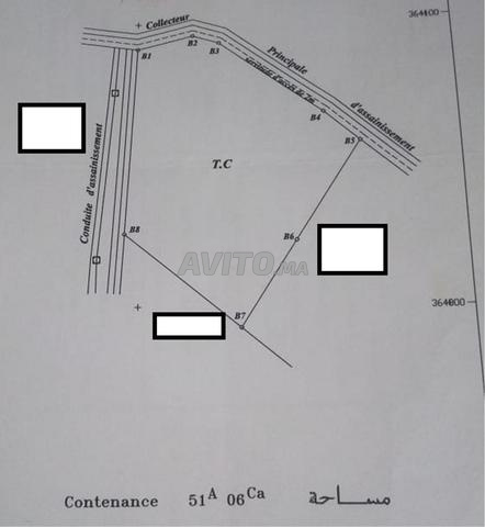 Terrain Titré de 5106 m² à Meknès (Zone Urbaine)