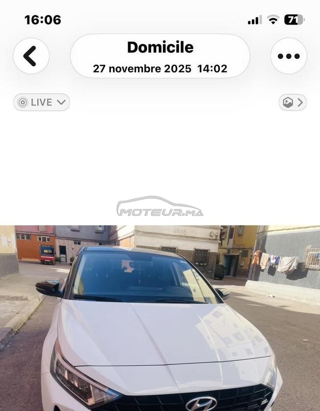 Hyundai i20 Essence Automatique 2022 à Casablanca