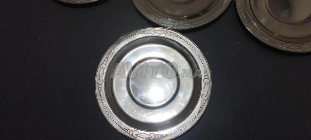 Lot de 5 élégantes sous tasses - 2