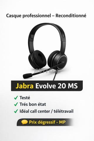 Micro-casque Jabra Evolve 20 ms