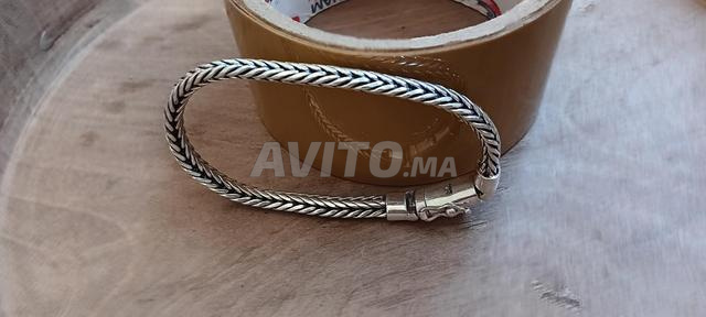 Bracelet homme argent de luxe modèle classique - 2