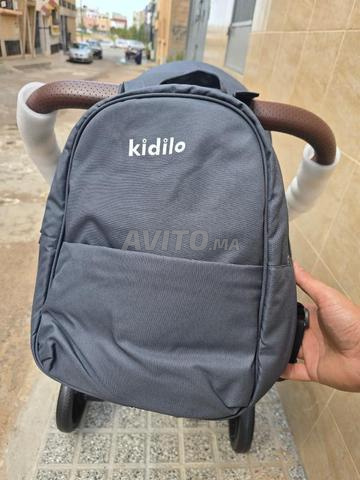 عربة أطفال قابلة للعكس بحقيبة وغطاء قدمين KIDILO✨️