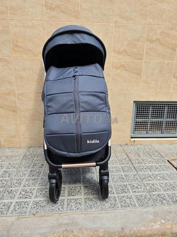 عربة أطفال قابلة للعكس بحقيبة وغطاء قدمين KIDILO✨️ - 2