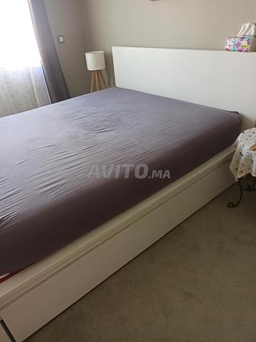 سرير مالْم 160x200 مع قاعدة و 2 أدراج - 2