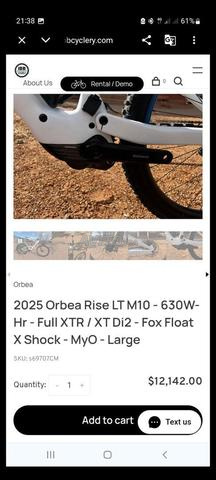 دراجة ORBEA كربون كهربائية vts12