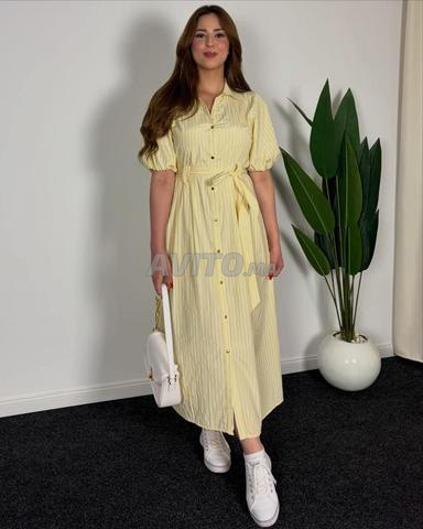 Robe longue en popeline - 2
