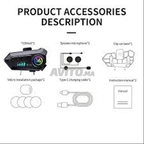 سماعة الخوذة اللاسلكية KHTPOP V20 Max - 2