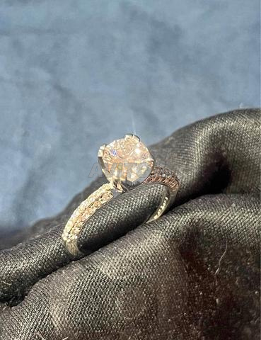 Bague de fiançailles luxueuse en diamant 1.29 carat – Or blanc 18K - 2