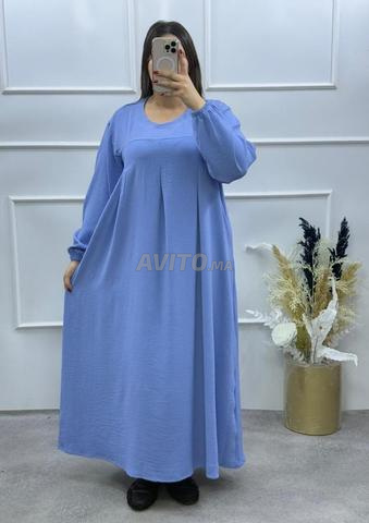 Robe pantalon longue évasée en crêpe - 2