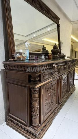 Buffet en bois et son miroir - 2