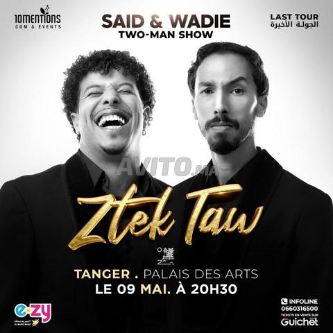 2 billets spectacle ztek taw