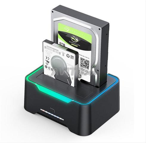 Station d'accueil double baie Type-C 3.1/USB 3.0 - 2