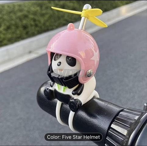 Décoration de casque de moto/vélo Panda