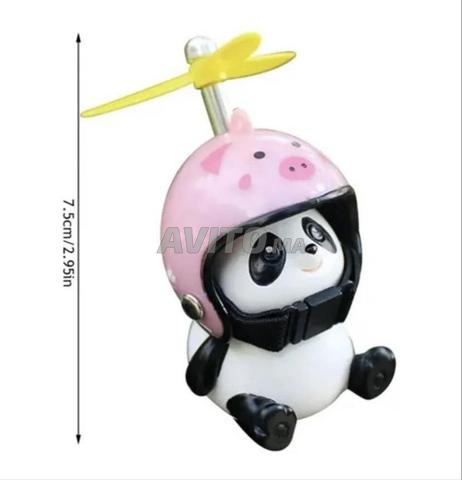 Décoration de casque de moto/vélo Panda - 2