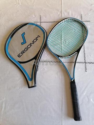 Raquette de tennis vintage SNAUWAERT avec sac