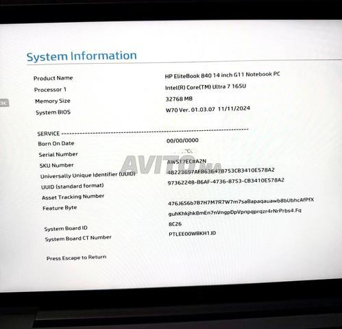 HP EliteBook 840 G11 Ultra 7 - 2