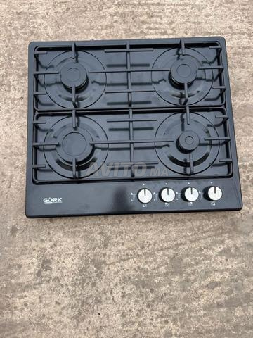 Plaque de cuisson noire 4 feux, taille 50/60 - 2