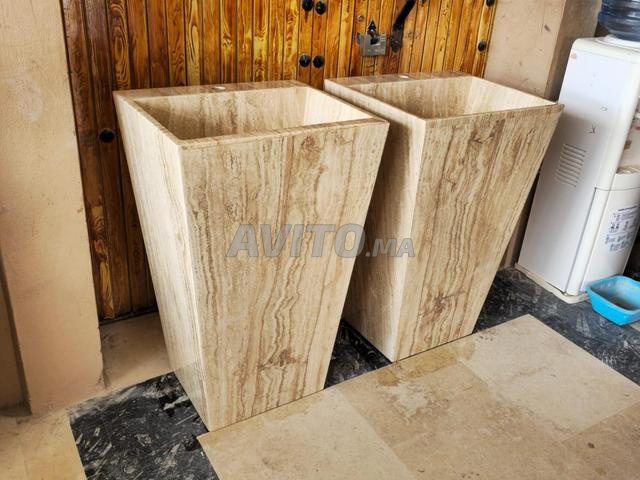 Lavabo en Travertin - 2