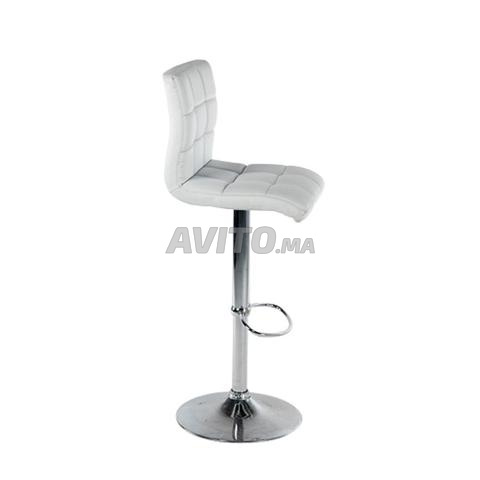 Tabouret réglable en blanc / vestiaire - 2