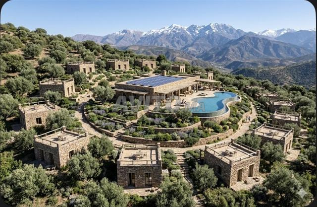 أرض موثقة مطلة على الجبل في تاهناوت