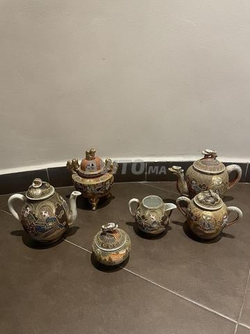 Ancien service japonais porcelaine fine