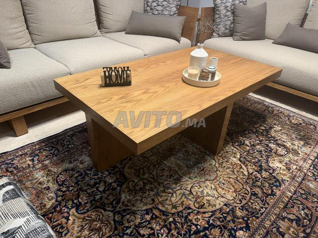 Table tendance en bois massif - 2