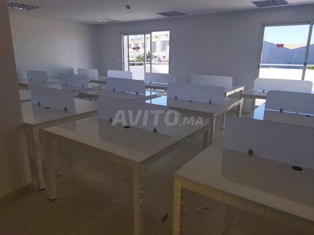 Bureau multiplace en bois