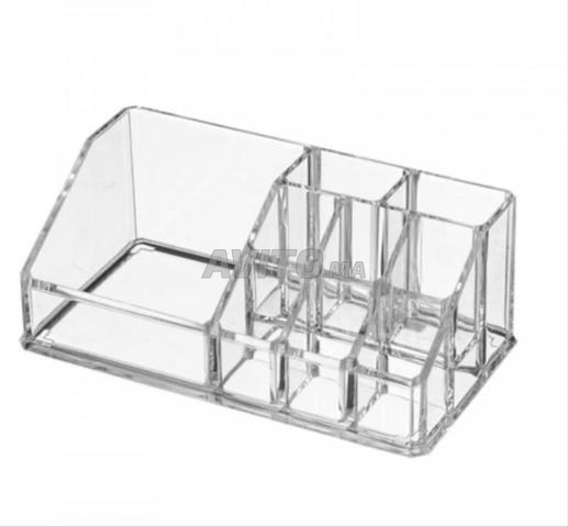 3 boîtes de rangement pour maquillage et pinceaux