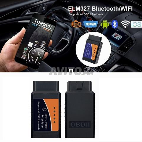 جهاز تشخيص أعطال السيارات ELM327 V2.1 بلوتوث OBD2 OBDII