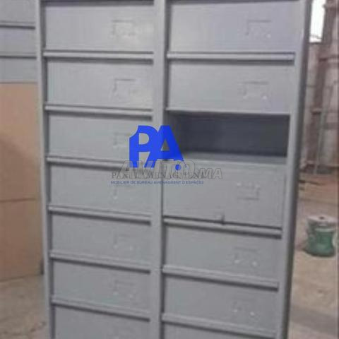 Armoire pratique à clapets/vestiaire - 2