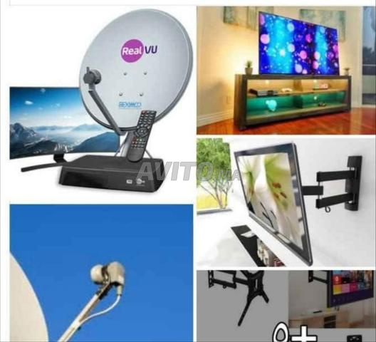 تركيب تلفزيون وصحن و iptv