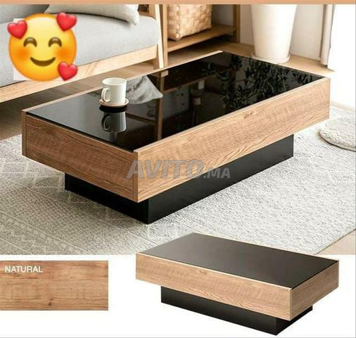 Table luxe verre