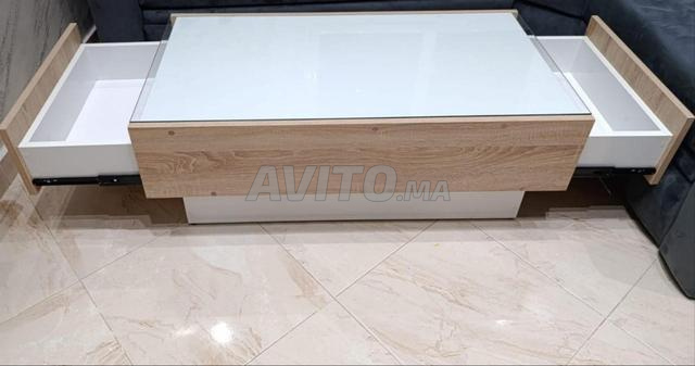 Table luxe verre - 2