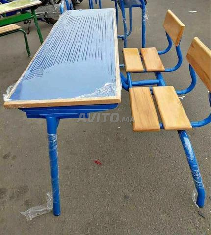 Table de classe double place/vestiaire - 2