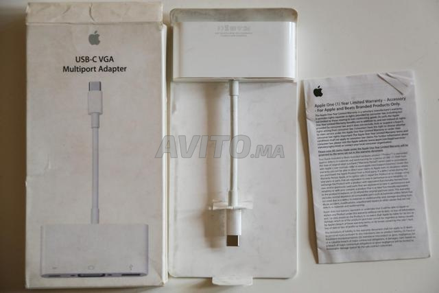 Adaptateur USB-C VGA Apple Pro Original Neuf - 2