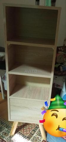 Bibliothèque moderne en bois MDF, haute qualité et garantie - 2