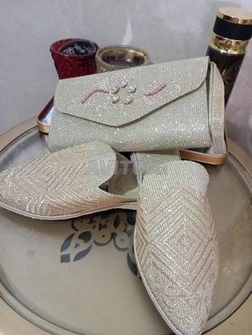 Sac ou babouche neuf. Taille babouche 38 femme. 2 pièces 100 dhs - 2