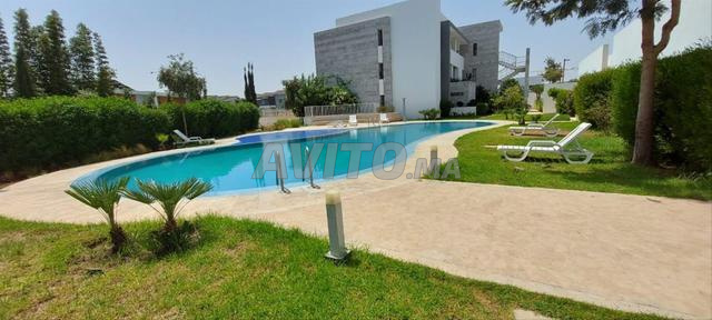 Duplex de charme à ville verte bouskoura