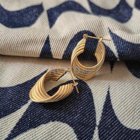 Boucles d’oreilles en acier inoxydable made in USA - 2