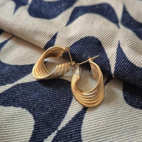 Boucles d’oreilles en acier inoxydable made in USA
