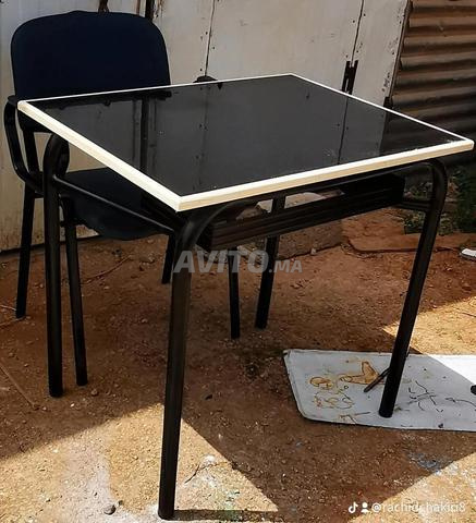 Table scolaire individuelle 80 x 60. Hauteur 75 - 2