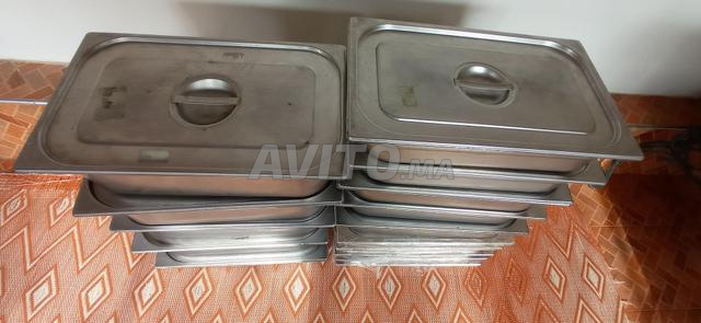 Sac gastro inox en parfait état avec couvercle - 2