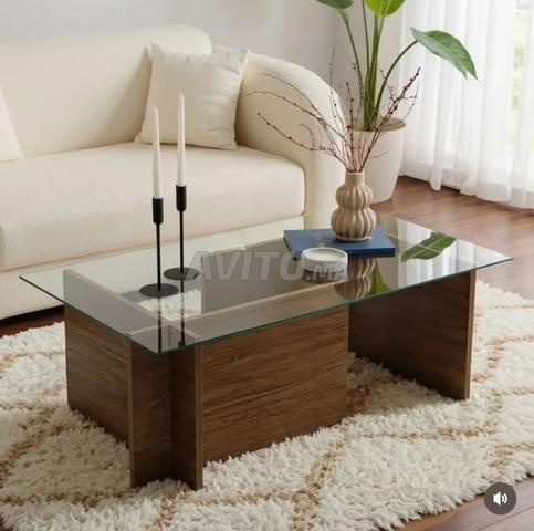 Table en verre pour s'asseoir - 2