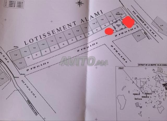 أرض للبيع بسيدي بويدجي بالقصيبة مساحة 111 متر مربع