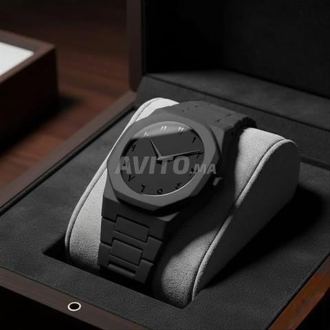Montre homme chic carboné - 2