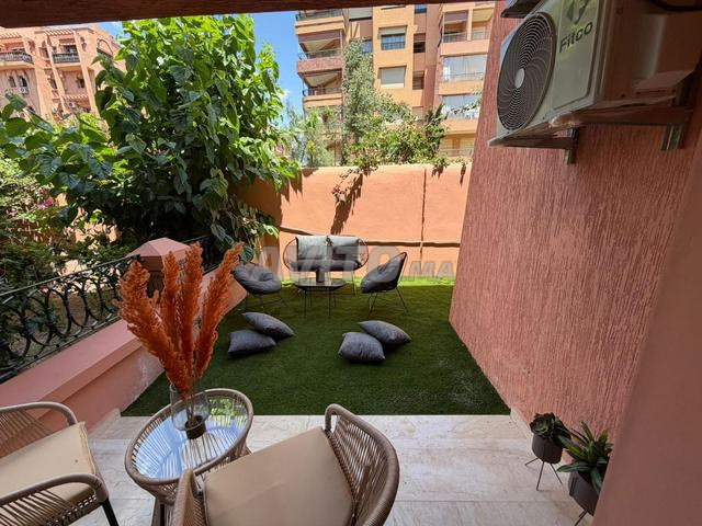 Appartement à louer 100 m² à Marrakech Terrasse - 2